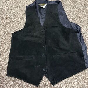 🥞Men's Black Suede Vest